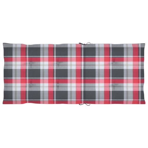 Сгъваеми градински столове с възглавници, 8 бр, акация масив