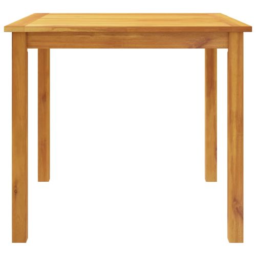 Градински трапезен комплект от 5 части, 85x85x74 см, акациево дърво масив