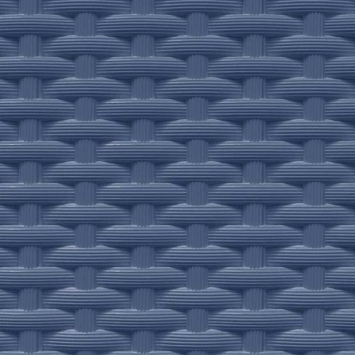 Кашпи, 4 бр, синьо сив, 30x30x37 см, полипропилен