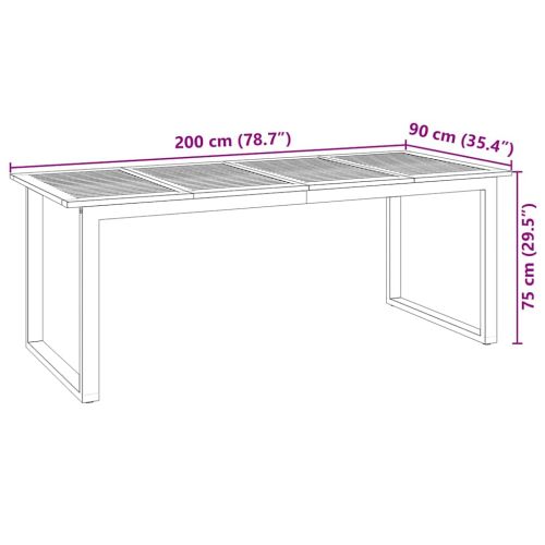 Комплект за хранене в градината 7 pcs Черно