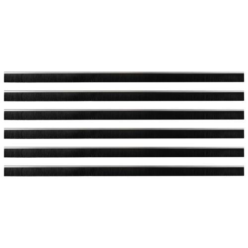 Самозалепващи се четки за уплътняване на врати 6 pcs Сребрист