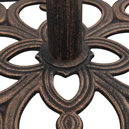 Основа за чадър, бронз, 12 кг, 49 см, чугун