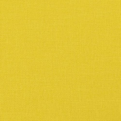 Разтегателно канапе с подлакътници, светложълто, плат