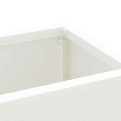 Стойка за чадър Бяло 28 x 12 x 41 см Стомана