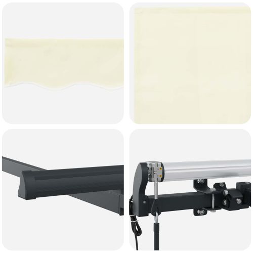 Сгъваем навес Крем 250 x 200 cm текстил