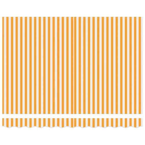 Сгъваем навес Жълто 250 x 200 cm текстил