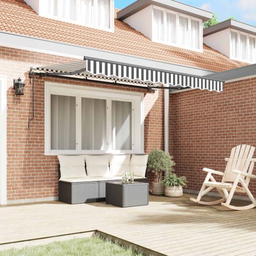 Сгъваем навес Антрацит 350 x 200 cm текстил