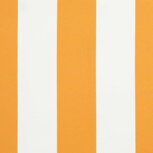 Рамка за сенник Жълт и бял 300 x 250 cm Полиестер с PU покритие