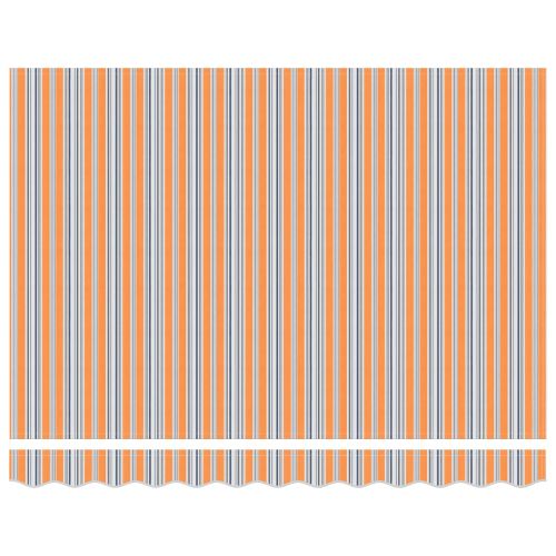 Сгъваем навес Многоцветен 350 x 250 cm Текстил и Метал