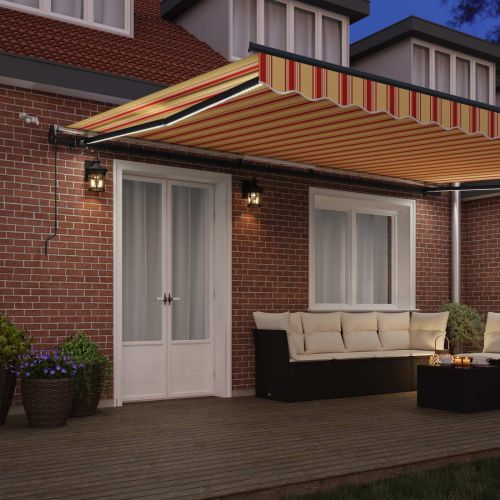 Текстил за сенник с Жълт и оранжев 500 × 300 cm Полиестер