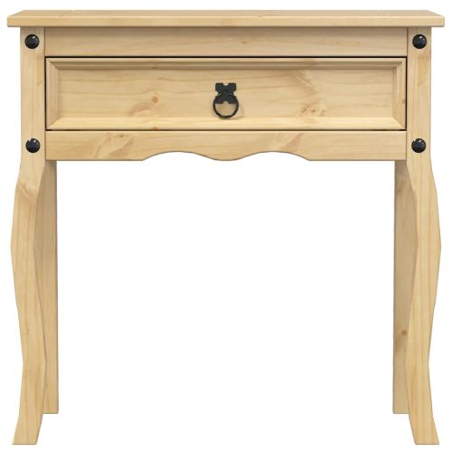 Конзолна маса "Corona" 73x35x73 см борово дърво масив