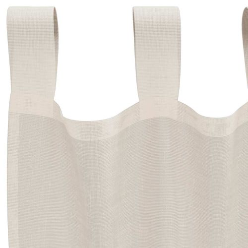 Пердета от воал с горна част, 2 бр, кремаво