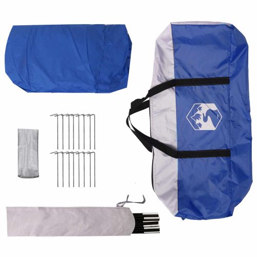 Дворен чадър полукола Зелен 538 x 440 x 204 см