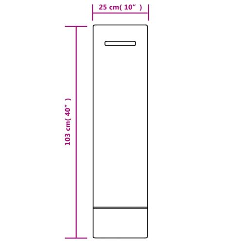 Пясъчни торби, 10 бр, тъмнозелени, 103x25 см, HDPE