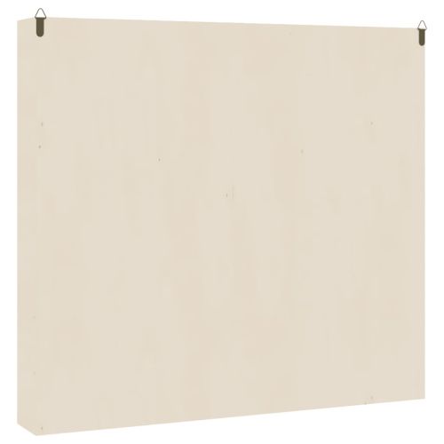 Дървена колекционерска витрина с 6 рафта 60x8,5x55 см