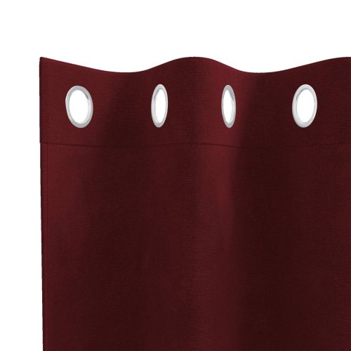 Затъмняващи завеси 2 pcs Виненочервен 140 x 225 cm Кадифе