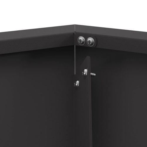 Огнище Черно 100 x 100 x 28 см Стомана