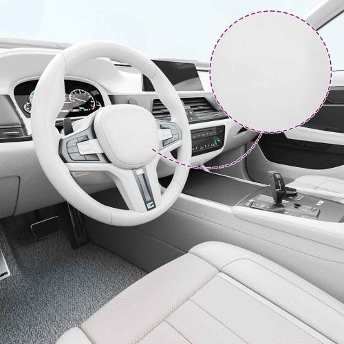 Фолиа за кола, 2 бр, 4D бели, 100x150 см+50x150 см