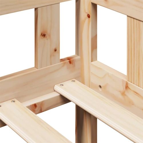 Дневно легло с чекмеджета, без матрак, 90x190 см, масивно дърво