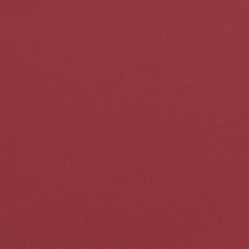 Палетна възглавница, виненочервена, 50x50x12 см, текстил