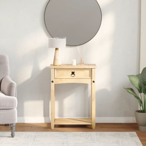 Конзолна маса "Corona" 55x35x73 см борово дърво масив