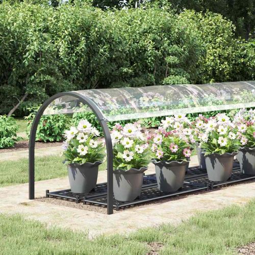 Прозрачен брезент с капси 1х5 м PVC