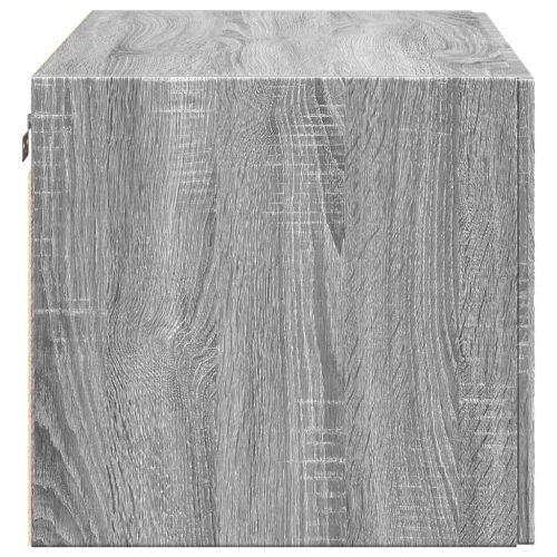 Стенен шкаф, сив сонома, 80x42,5x40 см, инженерно дърво