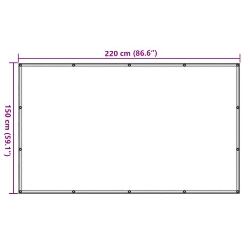 Мрежа за ремарке, HDPE, 1,5x2,2 м, черна