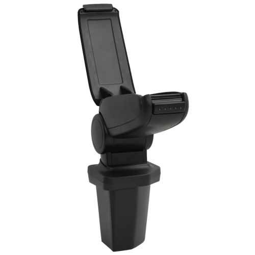 Подлакътник за кола черен 15x32x(40-52) см ABS