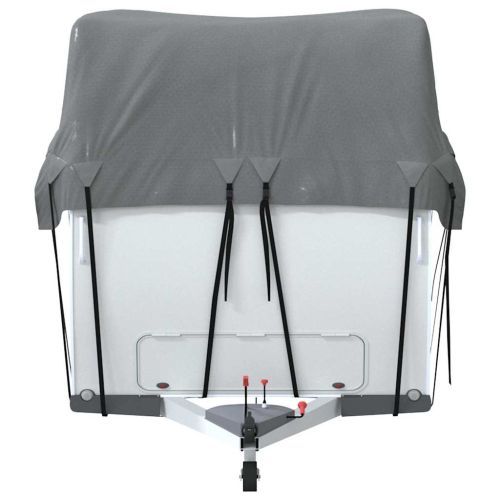 Покривало за покрив на каравана сиво 800x300cm Нетъкана материя