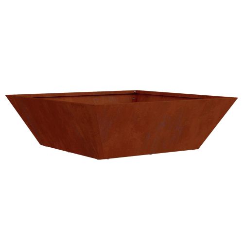 Градинска саксия 5 pcs Ръждясало 50 x 50 x 15 см