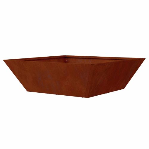 Градинска саксия 5 pcs Ръждясало 50 x 50 x 15 см