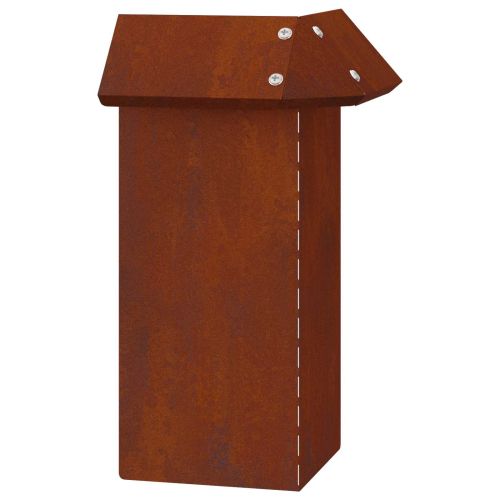 Оградка за охлюви Ръждясало 13,5 x 13,5 x 25 см