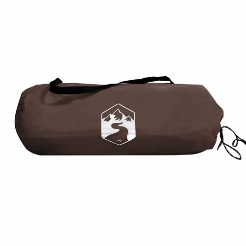 Палатка за душ, кафява, водоустойчива