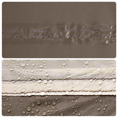 Палатка за душ, кафява, водоустойчива