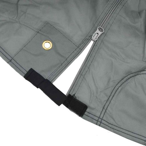 Покривало за каравана сиво 732x250x220 cm Нетъкана материя