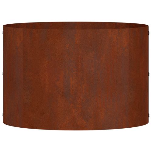 Пръстен за саксия Кафяво 30 x 30 x 20 cm Патинираща стомана