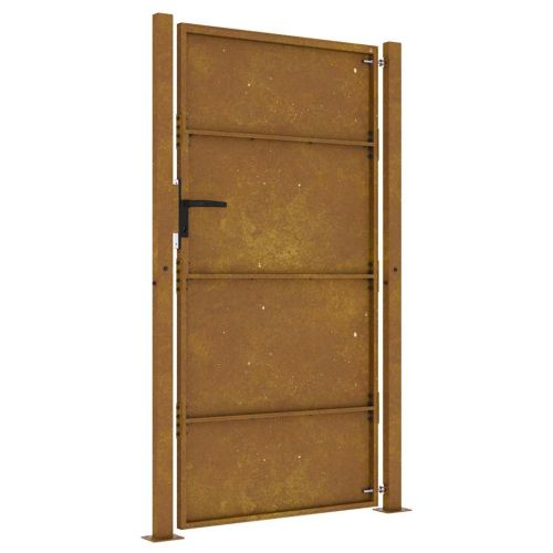 Градинска порта 100x175 см, кортенова стомана