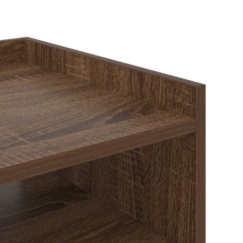 Нощен шкаф 2 pcs Кафяв дъб 40 x 40 x 61 см Инженерно дърво