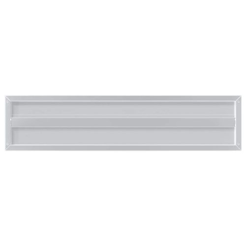 Стенни рафтове 2 бр 100x23,5x3 см сребристи неръждаема стомана