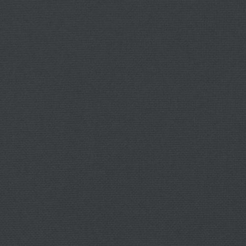 Възглавница за градинска пейка черна 120x(50+50)x7 см оксфорд