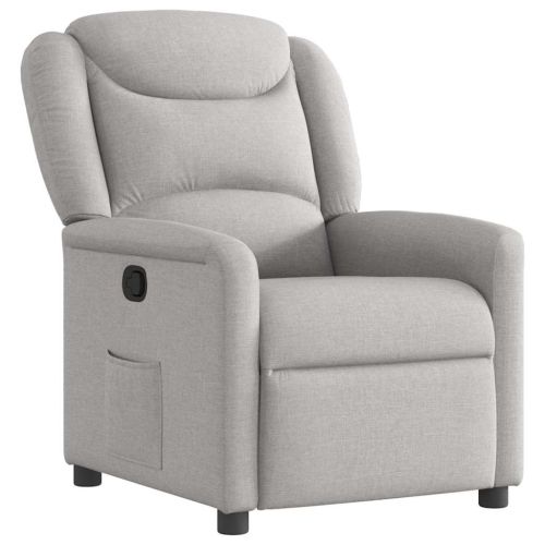 Recliner Chair Cloud Grey Fabric