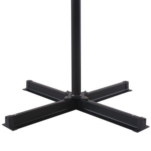 Алуминиев градински чадър, с преносима основа, таупе