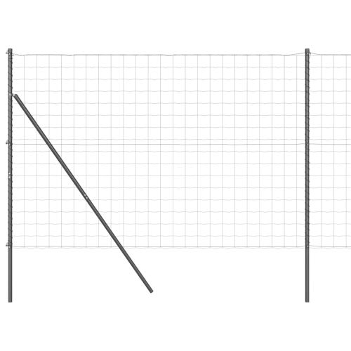 Ограда с пост Сив 1,5 x 10 m Стомана