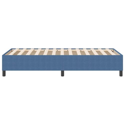 Платформено легло Синьо 90 x 190 cm Кордюрова тъкан