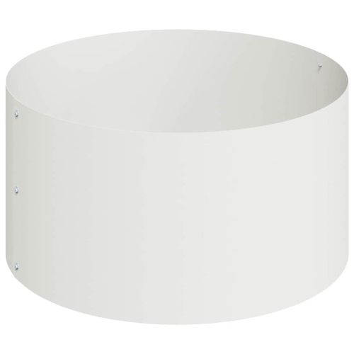 Градинска саксия Бяло 120 x 120 x 20 см