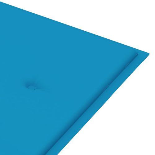 Градинска пейка с възглавница, 120 cм, акация масив