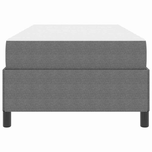 Рамка за легло с матрак Светлосиво 100 x 200 cm текстил