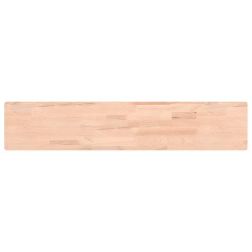 Стенен рафт 100x20x4 см буково дърво масив