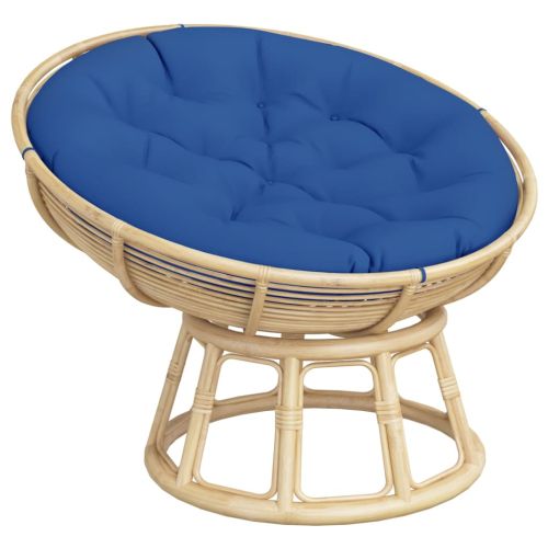 Кръгла възглавница кралско синьо Ø 100 x11 см Оксфорд плат